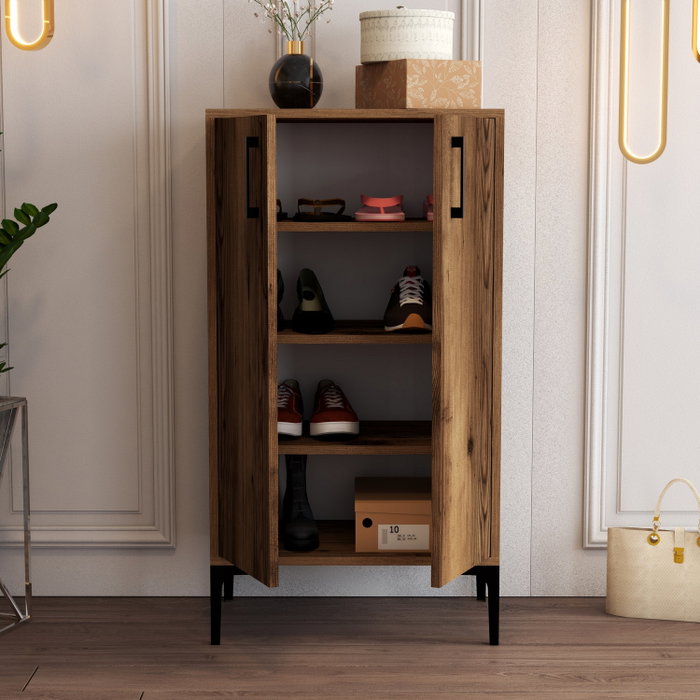 Hanah Home Prag Zapatero Nogal Hanah Home Prag Zapatero Nogal